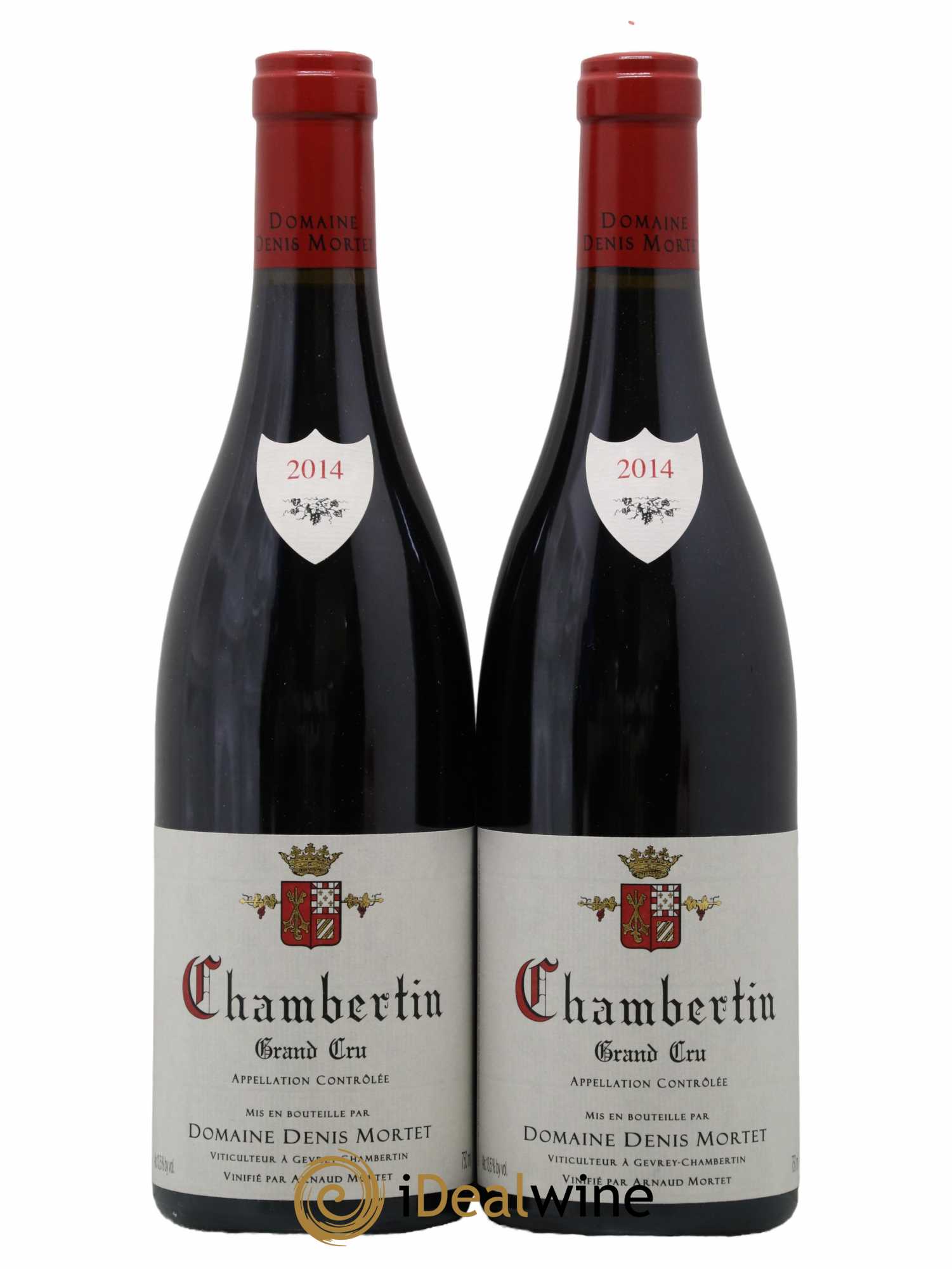 Chambertin Grand Cru Denis Mortet (Domaine)  2014 - Lot de 2 Bouteilles