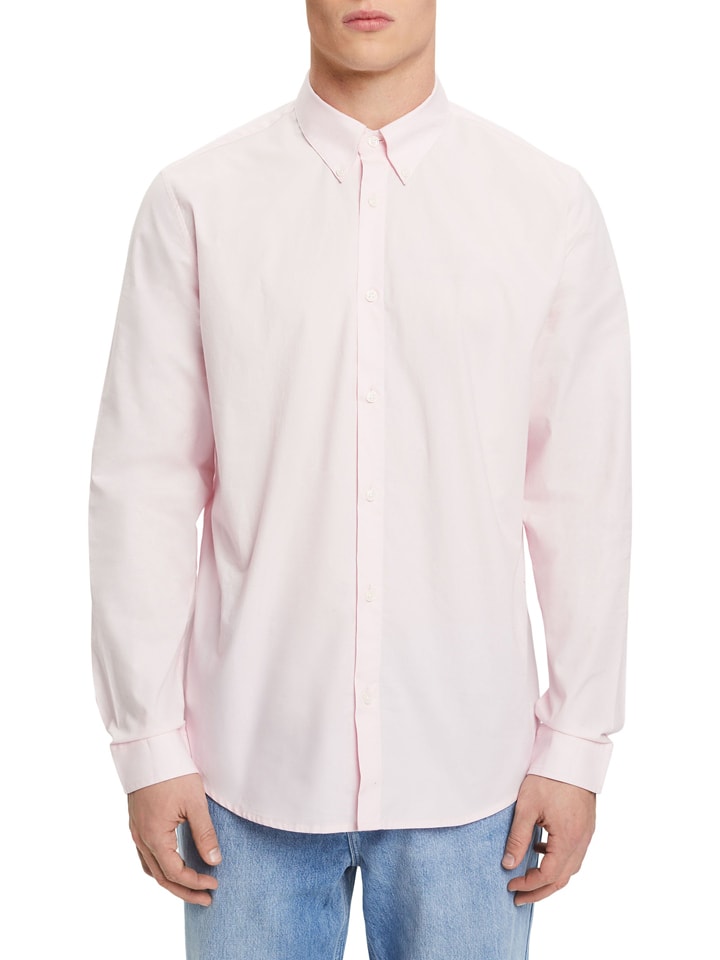 ESPRIT Hemd - Regular fit - in Rosa günstig kaufen