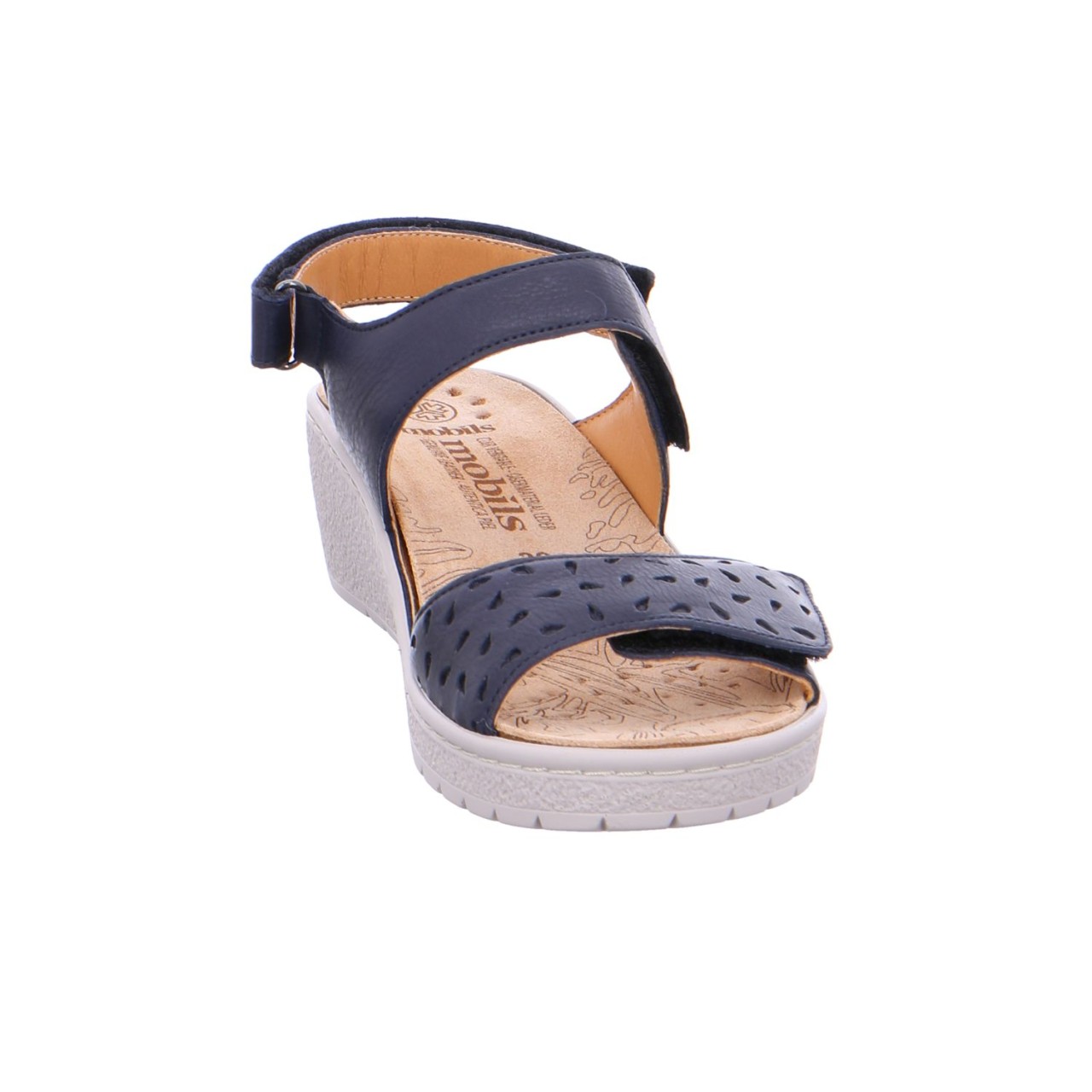 MEPHISTO Keilsandalen blau NAVY