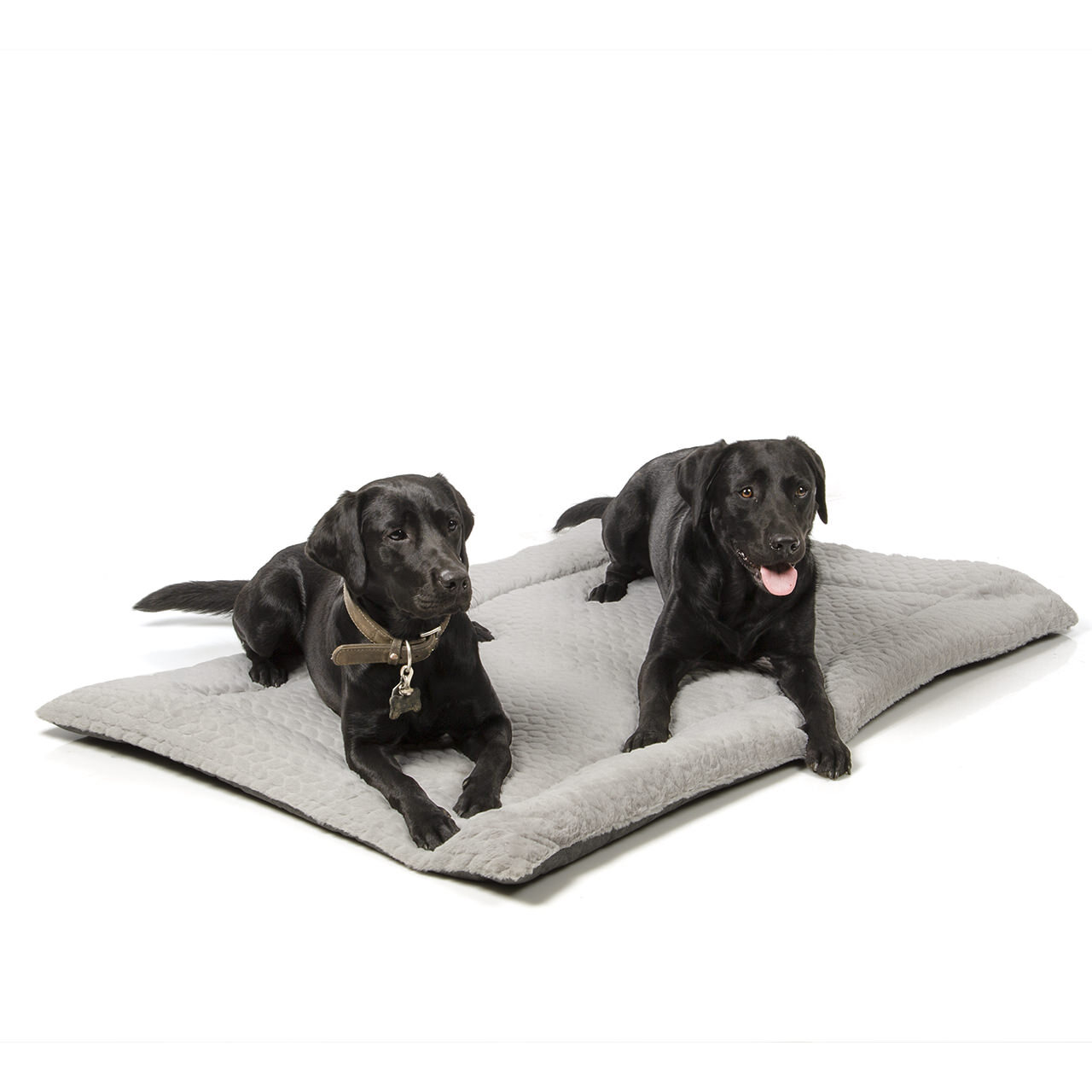 Wallace & Jones Hundebetten Wallace & Jones gepolsterte Wendedecke Bristol grau XXL