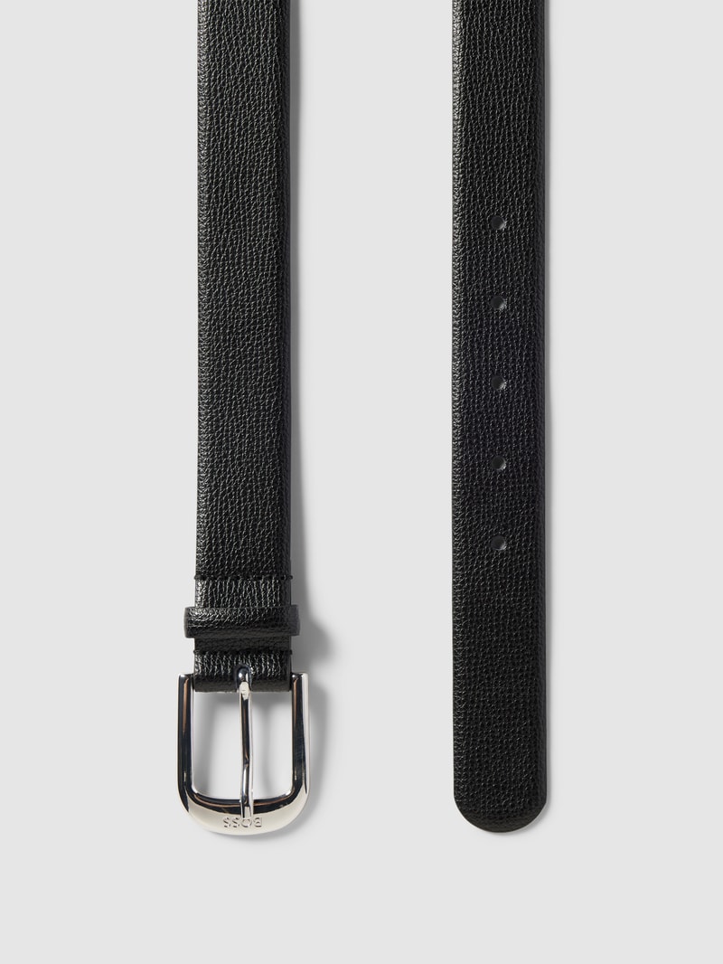 Gürtel mit Dornschließe Modell 'Anna' in schwarz