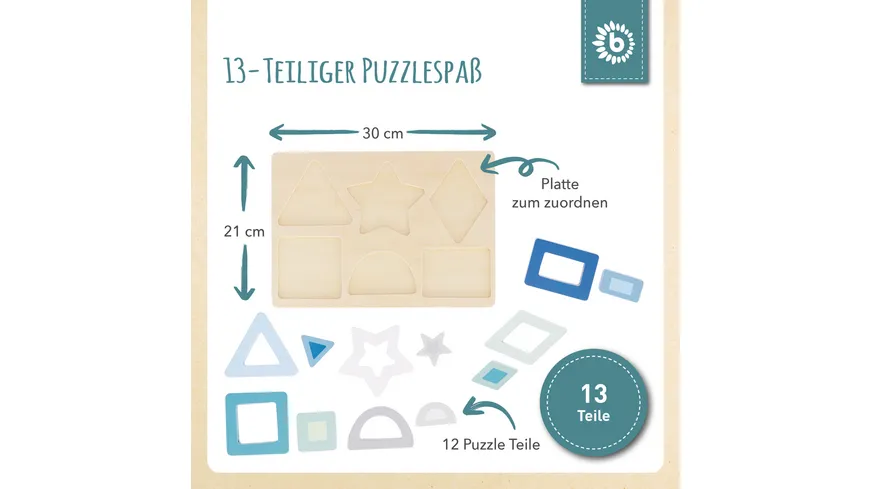 Bieco -  Holz Puzzle