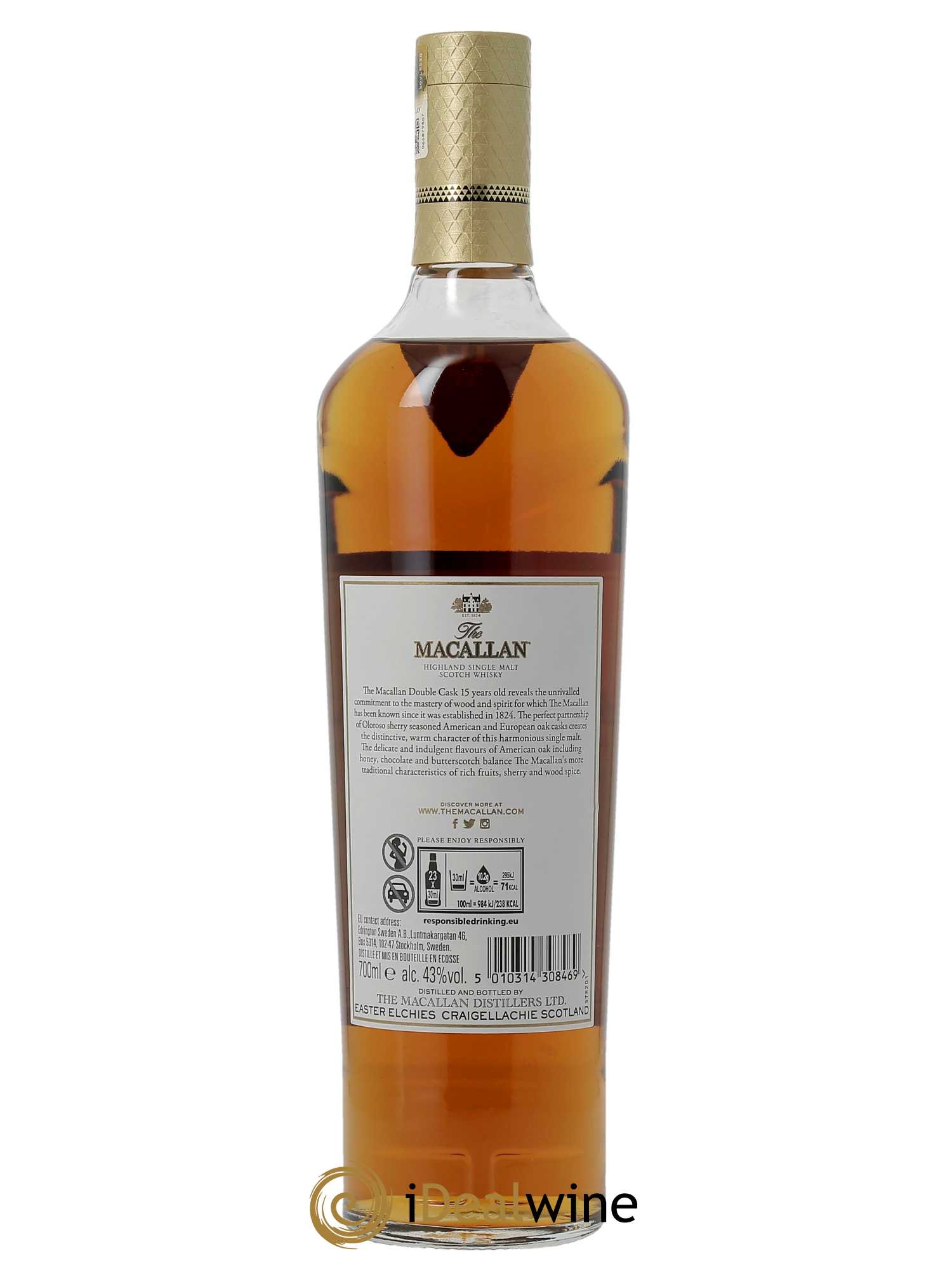 Whisky Macallan (The) 15 years Double Cask   - Lot de 1 Bouteille