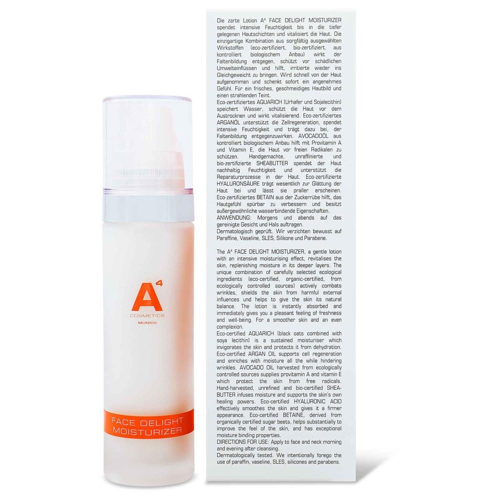A4 Cosmetics Face Delight Moisturizer Créme visage