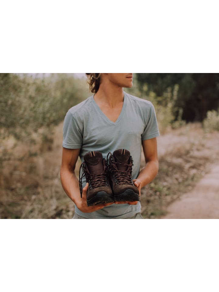 GUGGEN MOUNTAIN Wanderstiefel Uni in Braun günstig kaufen