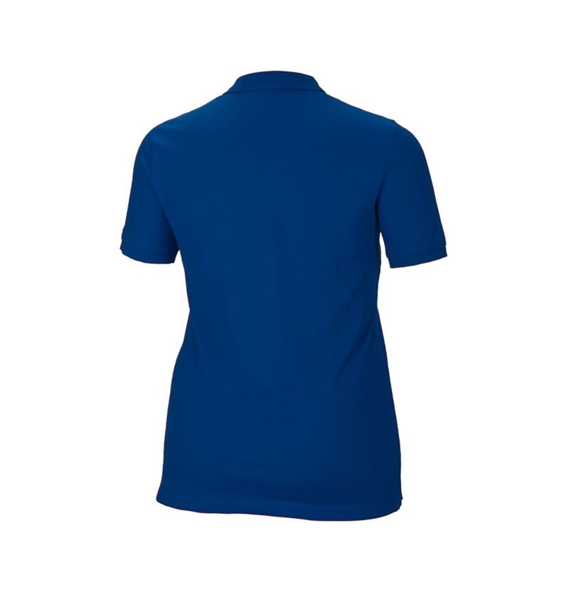 e.s. Piqué-Polo cotton stretch, Damen, plus fit