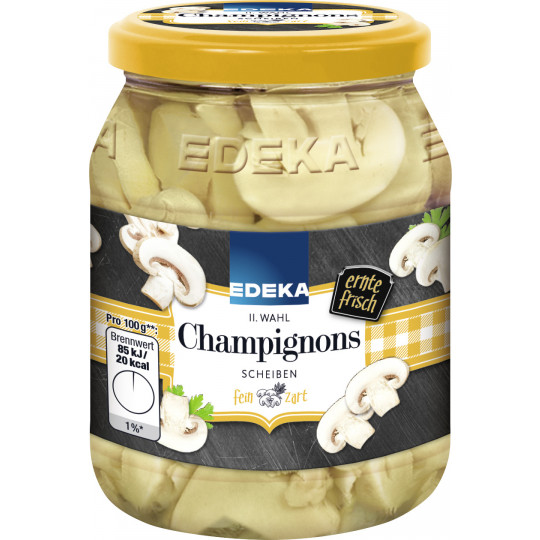 EDEKA Champignons 2. Wahl in Scheiben 330G
