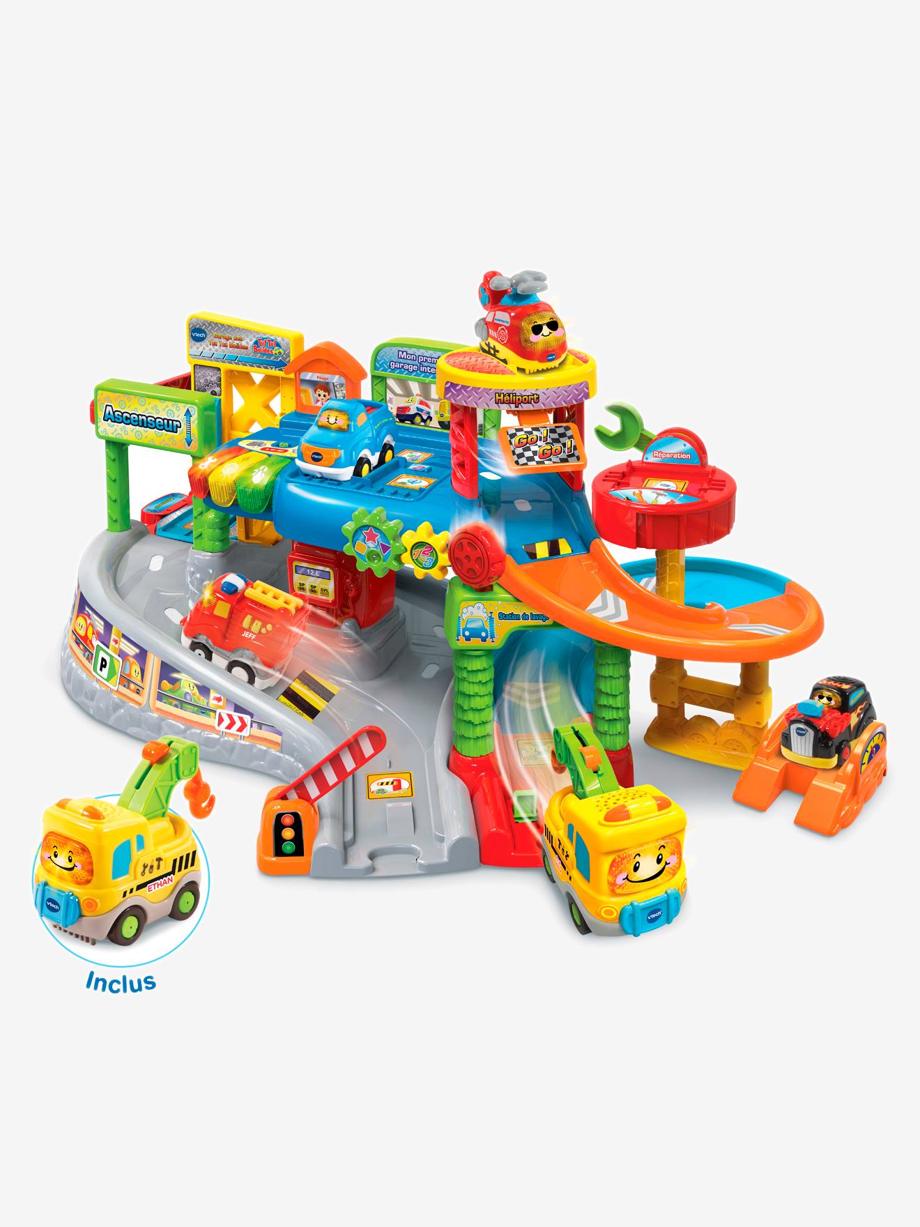 TUT TUT Bolides mon premier garage interactif VTECH multicolore