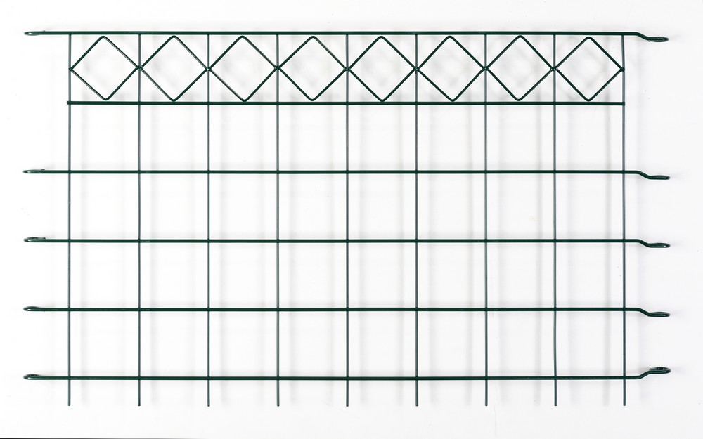 Powertec Garden Zaun-4er Set, ca. 1000 x 600 mm - Grün, 21FS14