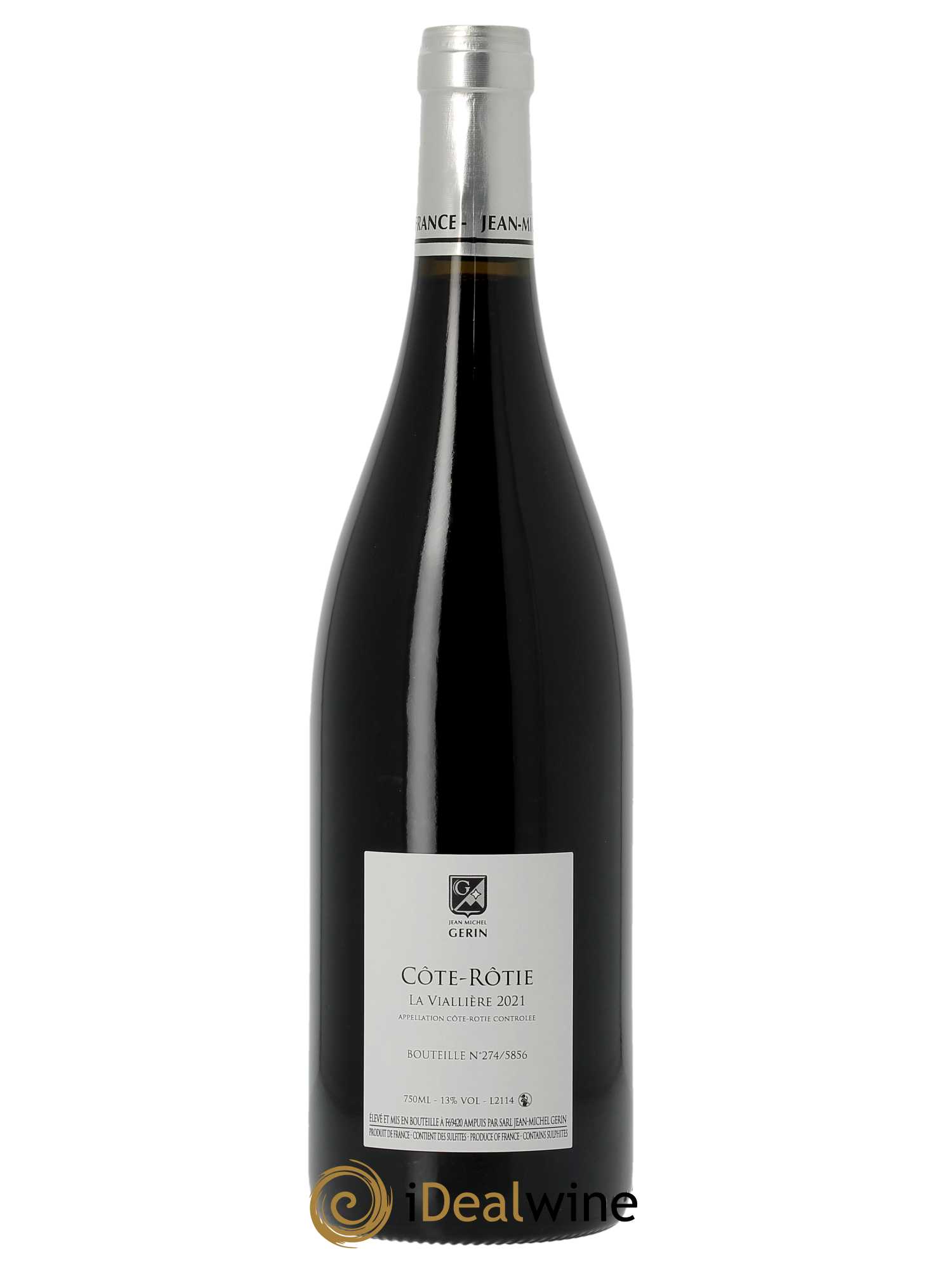 Côte-Rôtie La Viallière Jean-Michel Gerin  2021 - Lot de 1 Bouteille
