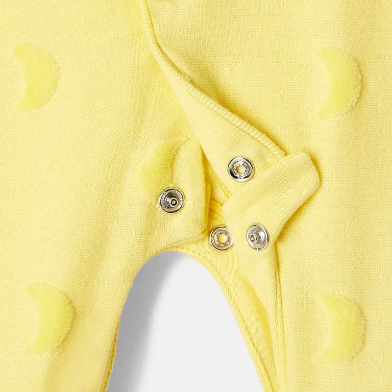 Dors-bien en velours jaune naissance Absorba