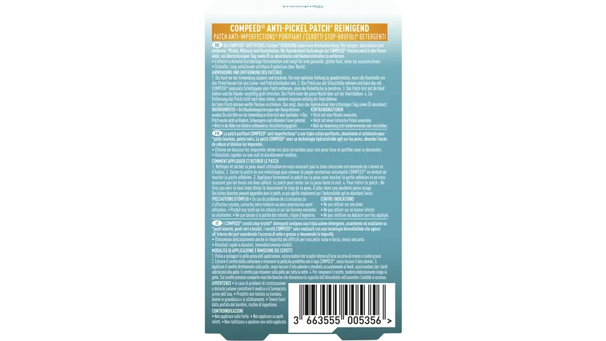 Compeed Anti Pickel Patch reinigend