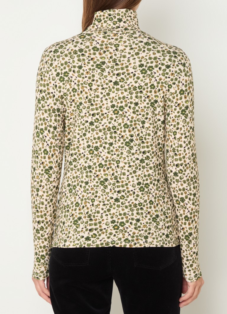 Top a collo alto con stampa floreale River Woods
