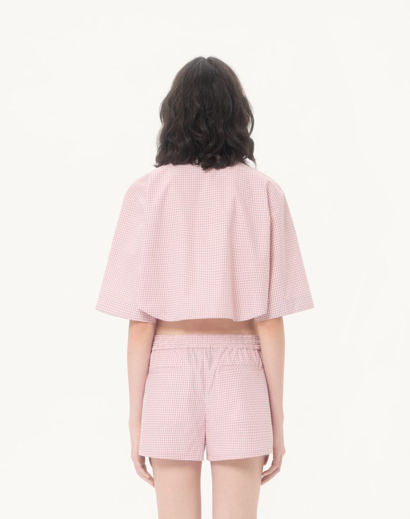 Camisa com estampa xadrez