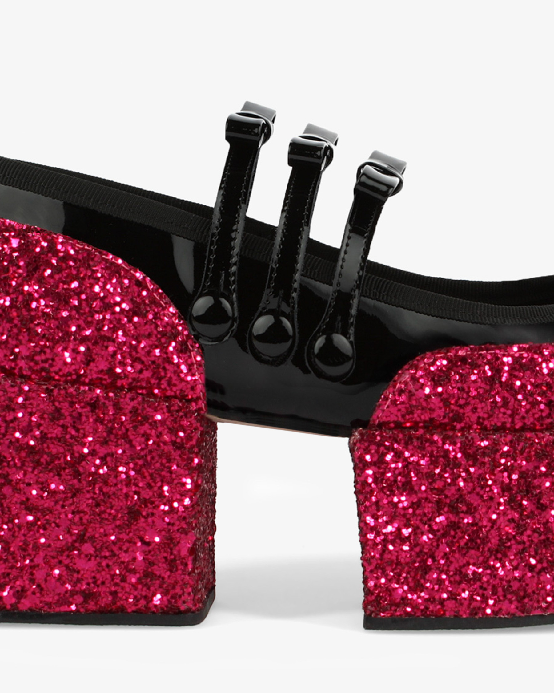 REPETTO x NOIR KEI NINOMIYA - Glitter platform Mary Janes