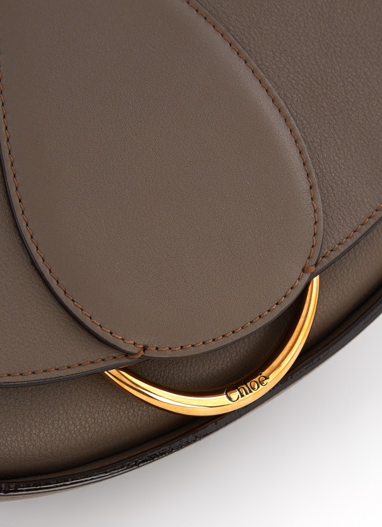 Sac bandoulière Chloé Small Ride en cuir de veau avec bandoulière ajustable