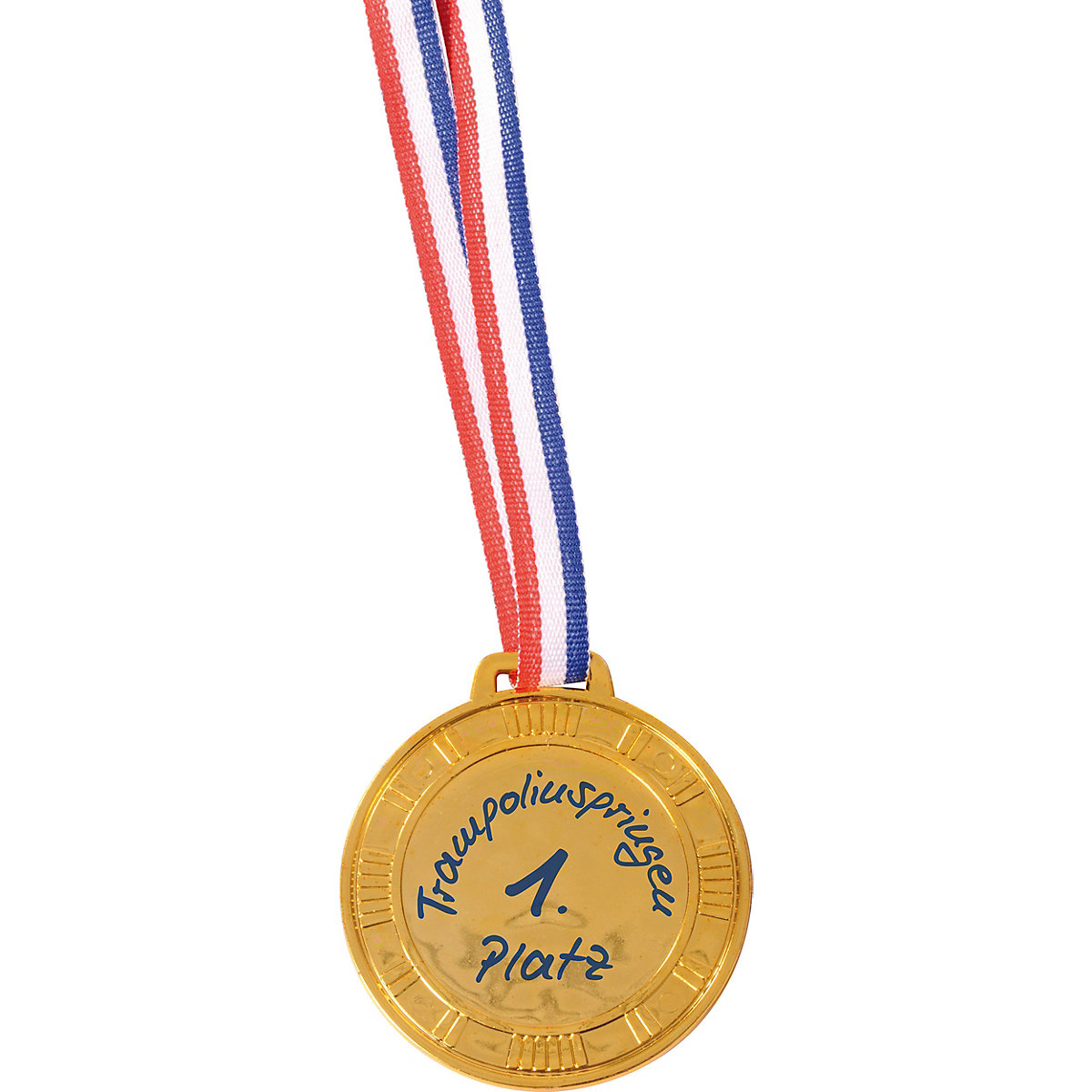 Medaille zum Beschriften, Kunststoff mit Sicherheitsband, 6 Stück