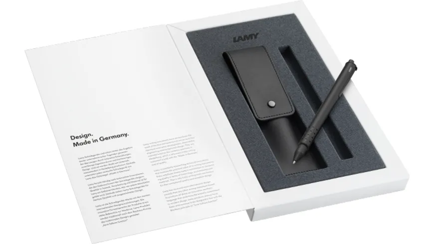 LAMY  Rollerball-Set swift matt black mit Lederetui black