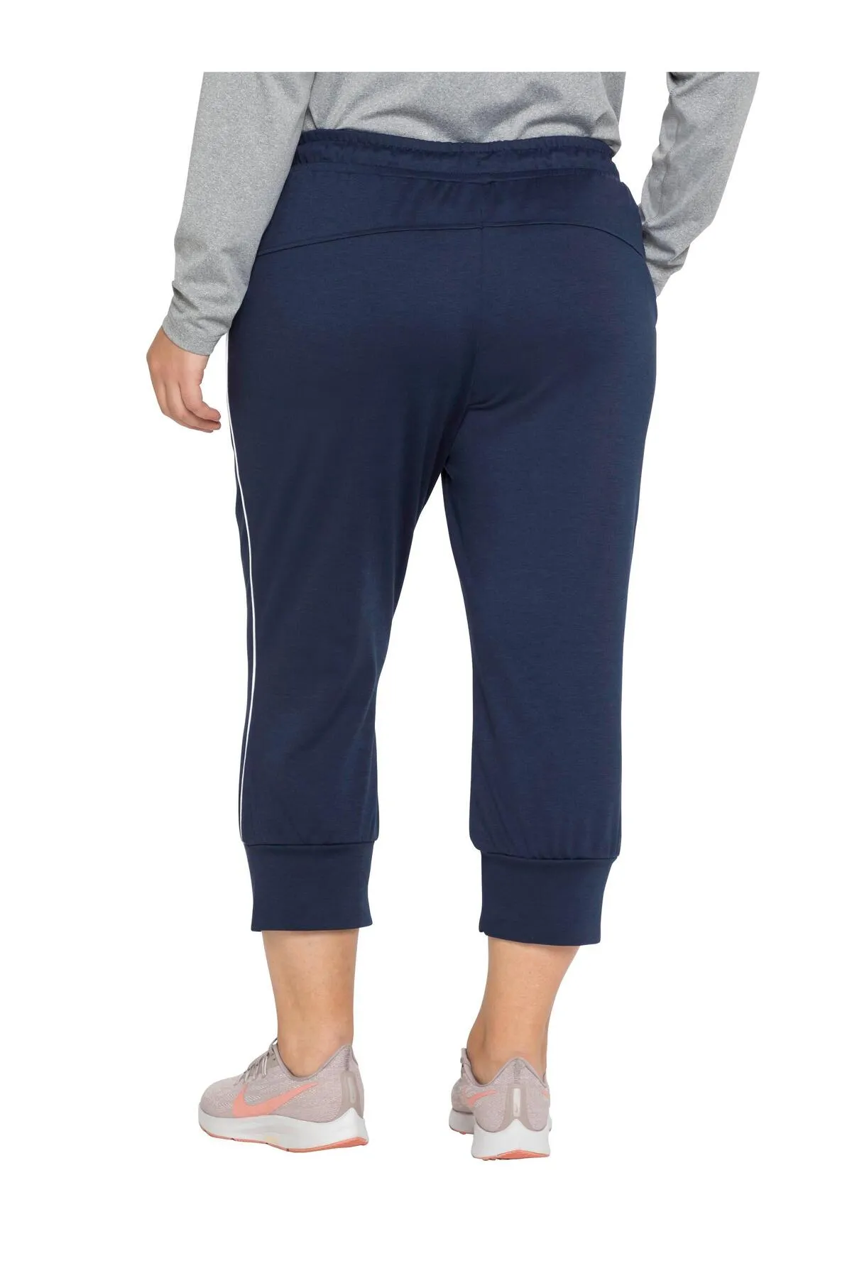 Sheego  Kurze Sporthose - Blau - Mittlerer Bund