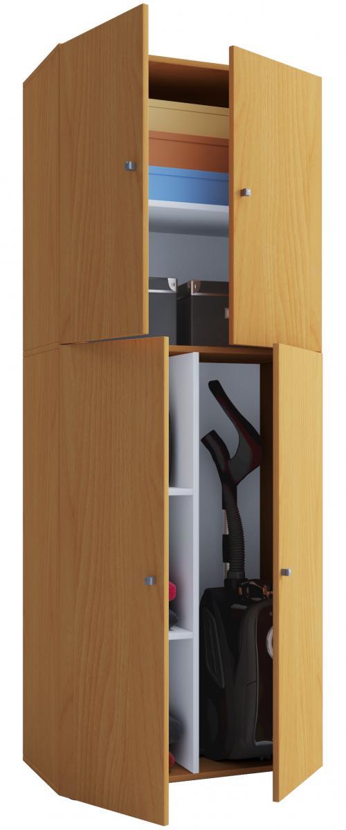 VCM my bath Putzschrank Lona / Buche