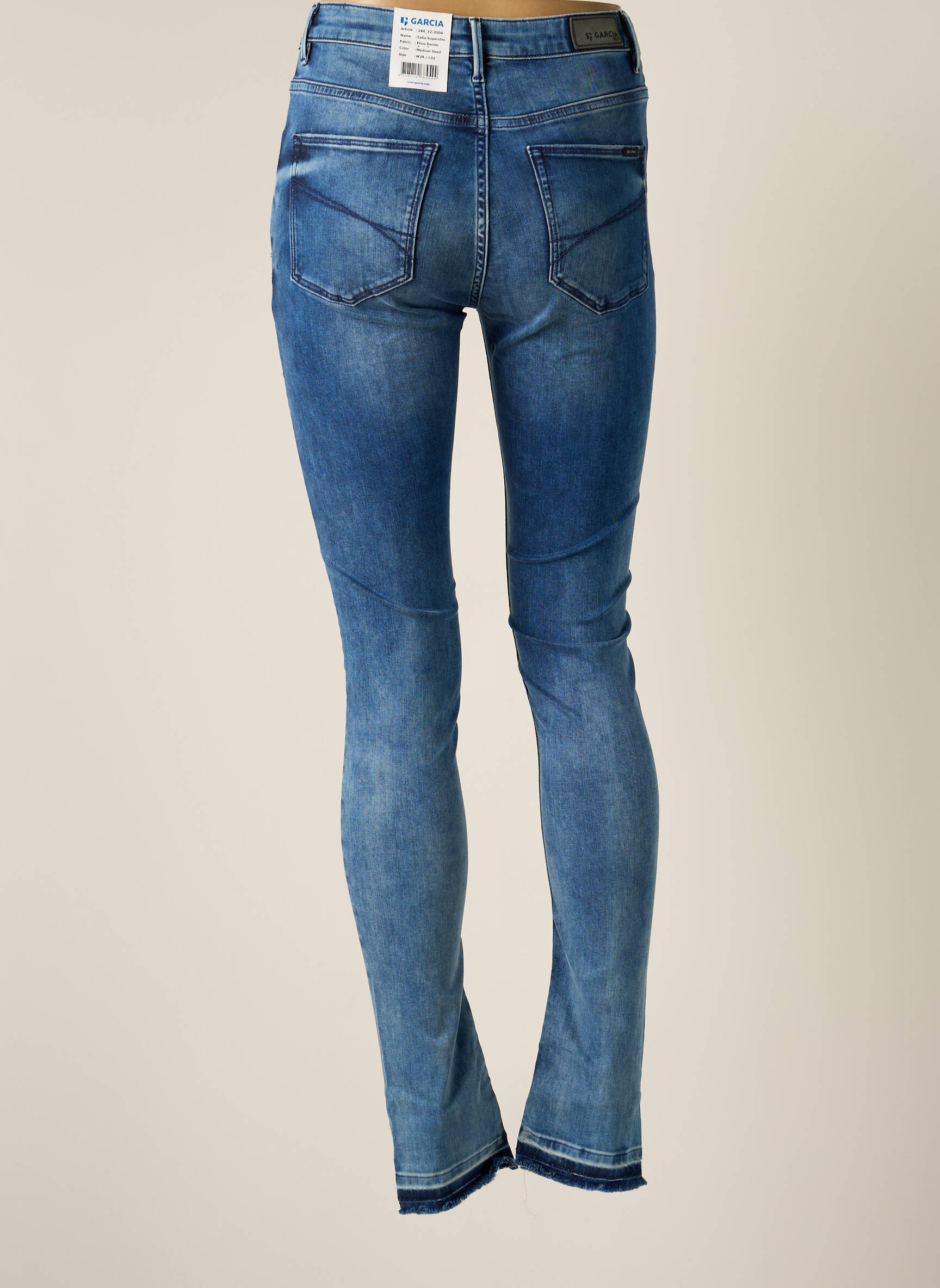 Garcia Jeans Skinny Femme couleur bleu