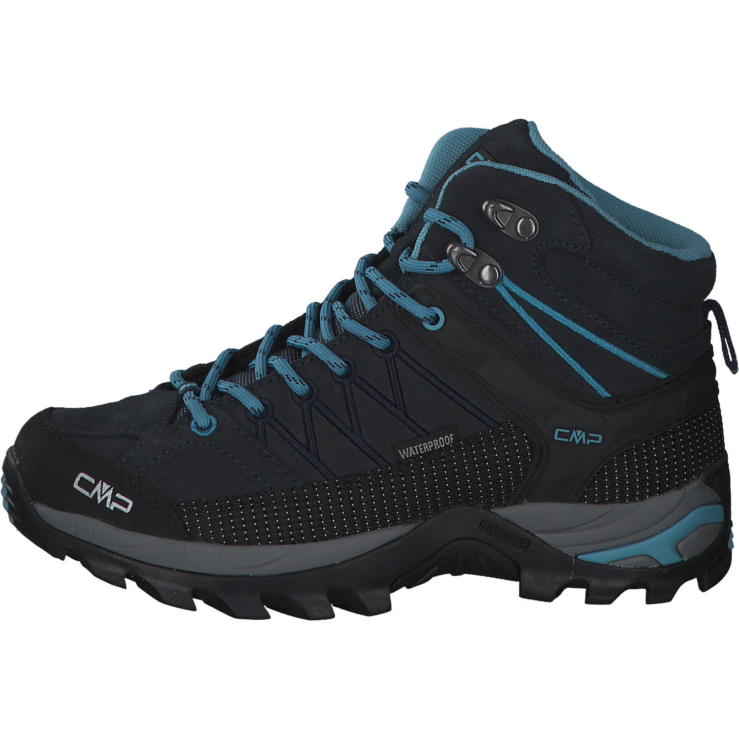 CMP Rigel Mid 3Q12946, Trekkingschuhe, Damen, B.BLUE-CLOROPHILLA