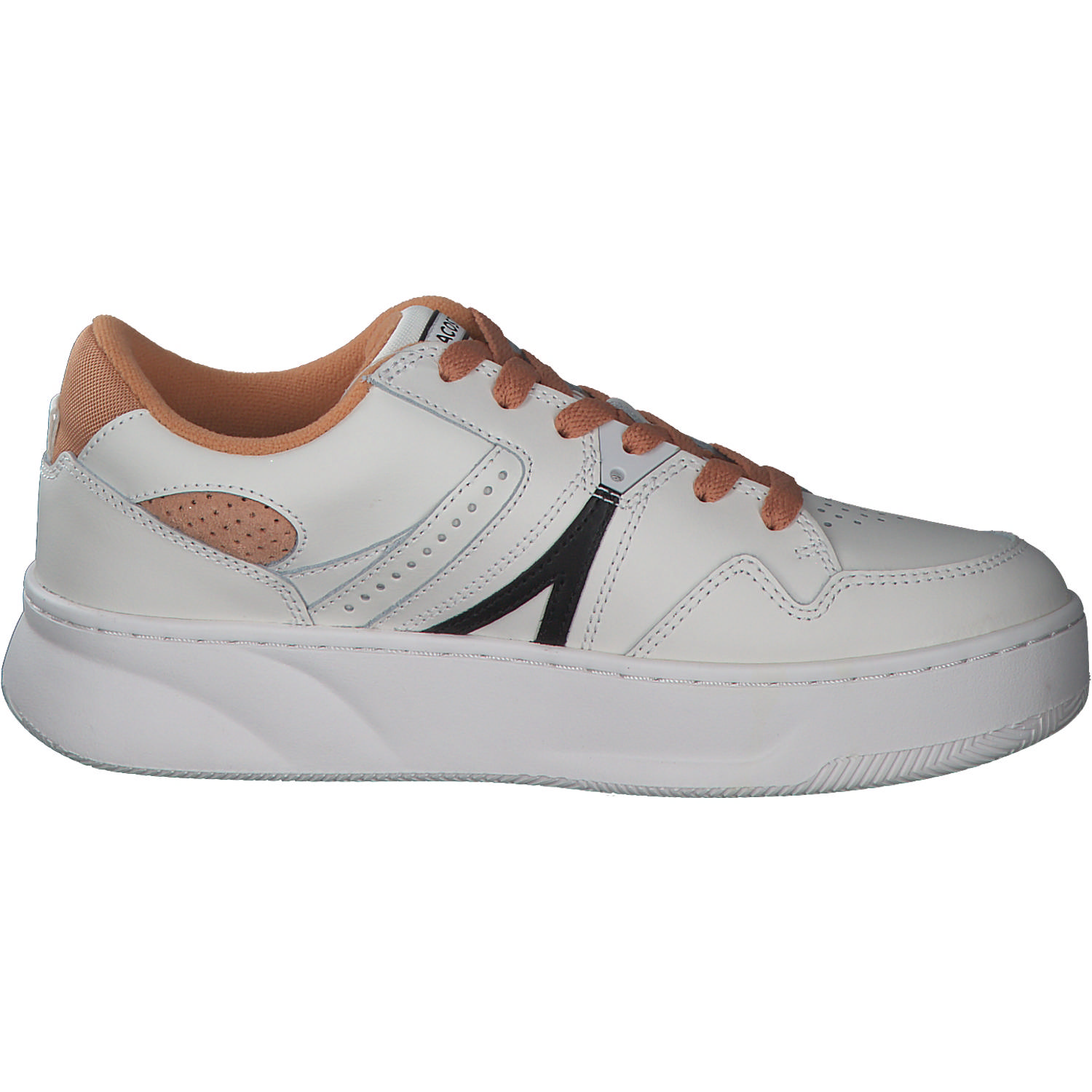 Lacoste L005 44SFA0048, Schnürschuhe, Damen, WHT / TAN