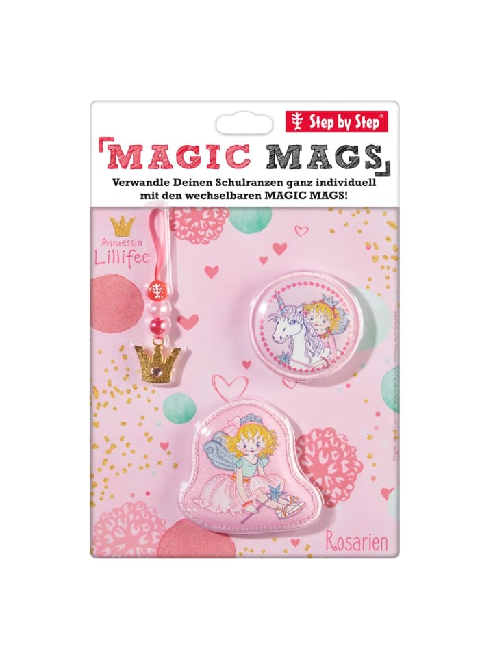 Step by Step Ranzen-Zubehör-Set MAGIC MAGS in Prinzessin Lillifee, Rosarien günstig kaufen onesize