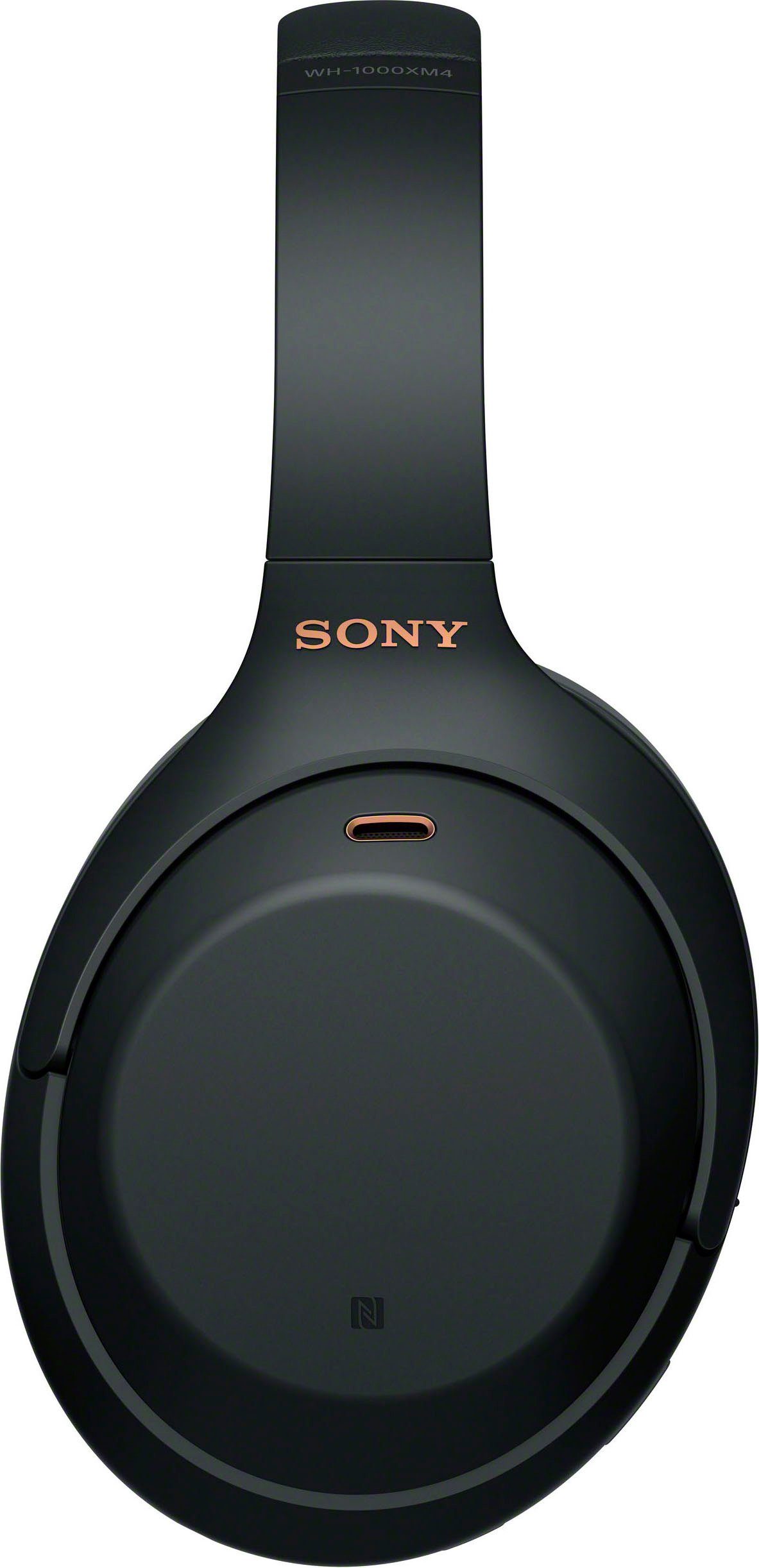 Sony WH-1000XM4 kabelloser Over-Ear-Kopfhörer (Noise-Cancelling, One-Touch Verbindung via NFC, Bluetooth, NFC, Touch Sensor, Schnellladefunktion)