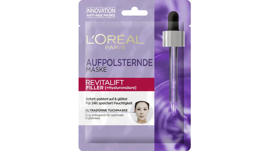 L'Oréal Paris Revitalift Filler Tuchmaske