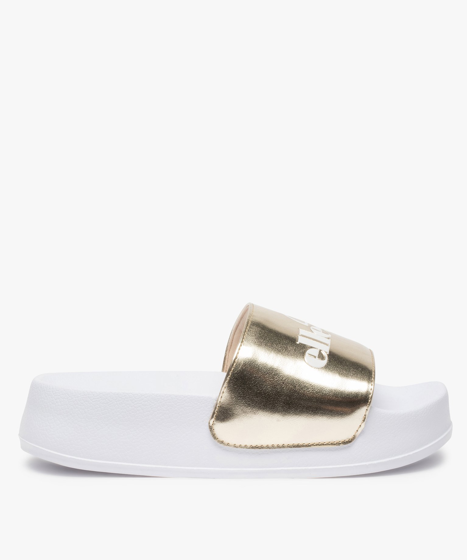 Claquettes femme à semelle plateforme – Ellesse blanc | GEMO