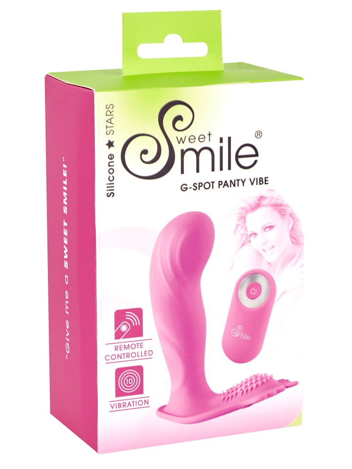 Sweet Smile Vibrator G-Spot Panty Vibe in pink günstig kaufen 11,5 cm
