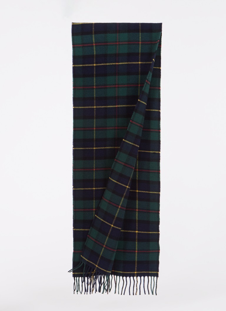 Ralph Lauren Scarf in cashmere blend with check pattern 190 x 30 cm