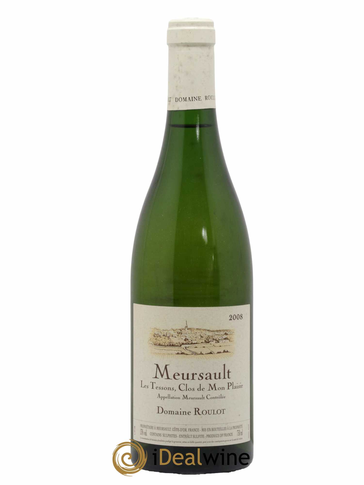 Meursault Les Tessons Clos de Mon plaisir Roulot (Domaine)  2008 - Lot de 1 Bouteille