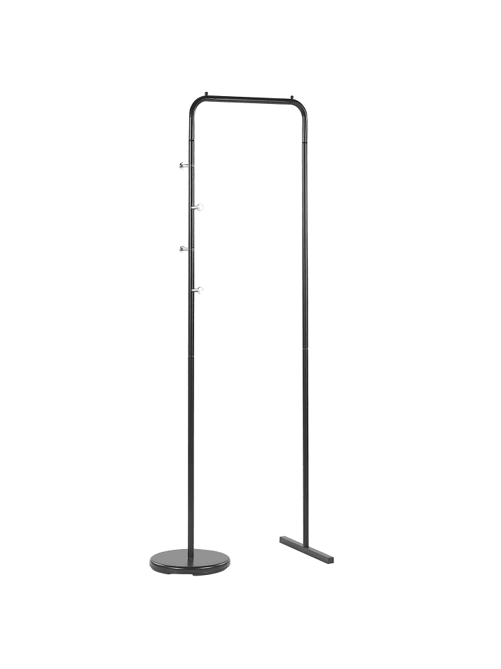 Beliani Kleiderständer BENTON in Schwarz - (W) 50 x (H) 175 x (L) 50 cm günstig kaufen onesize