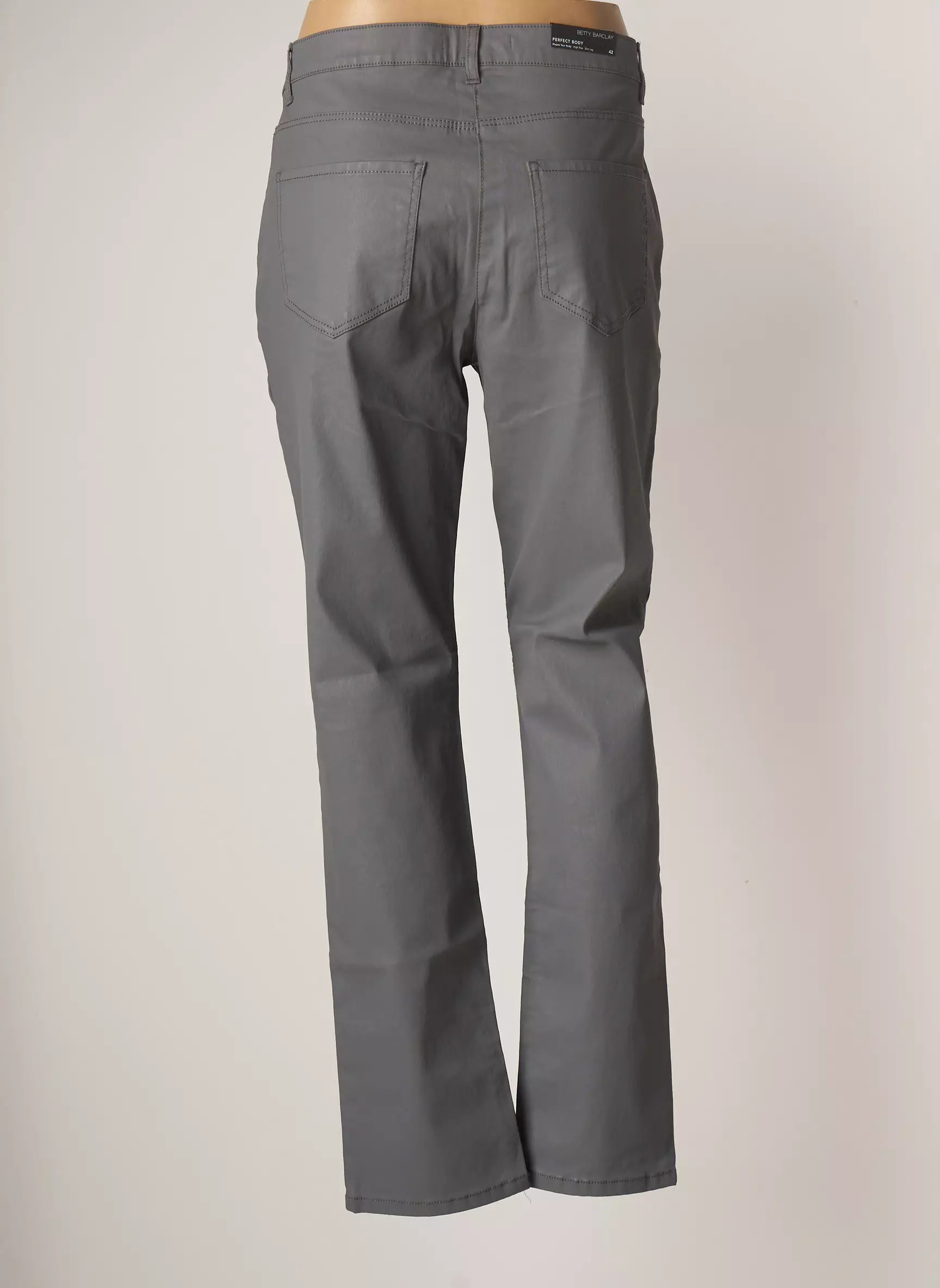 Betty Barclay Pantalons Droits Femme couleur gris
