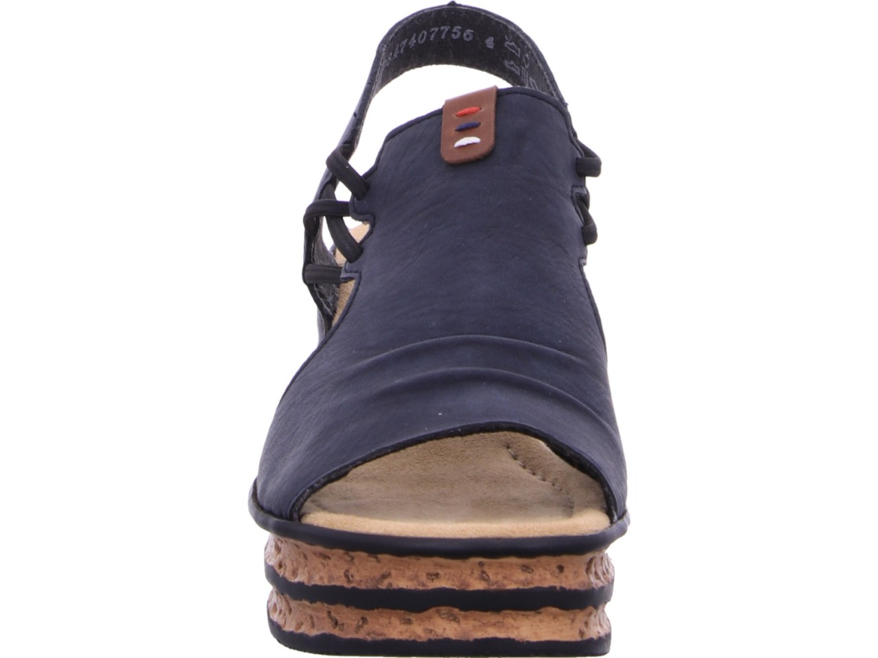 RIEKER Klassische Sandalen blau