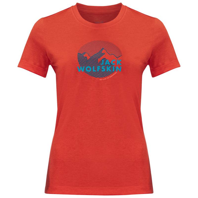 Jack Wolfskin HIKING S/S GRAPHIC T W Funktionsshirt Damen