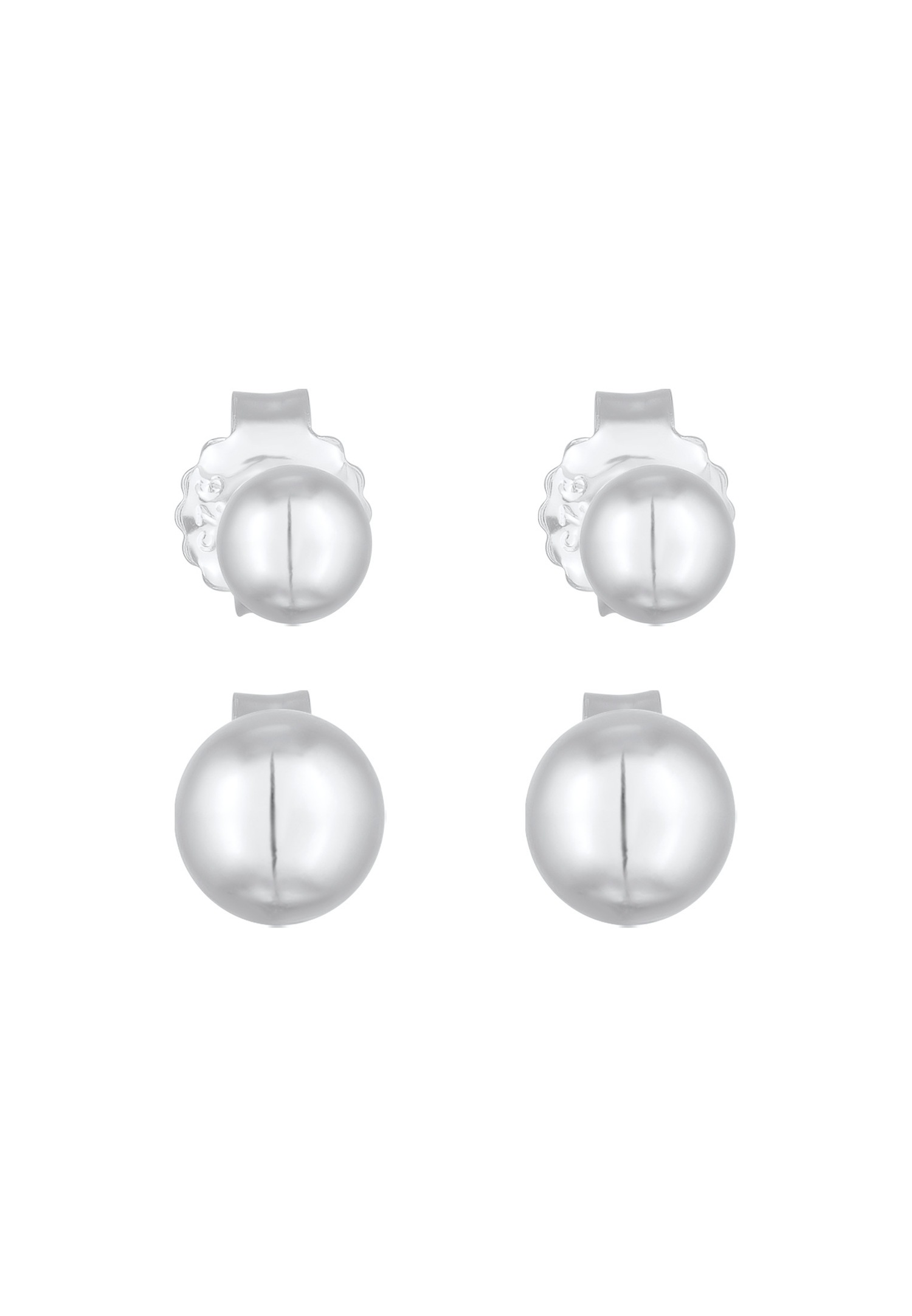Set di 2 orecchini a perno basic da donna Elli in argento sterling 925