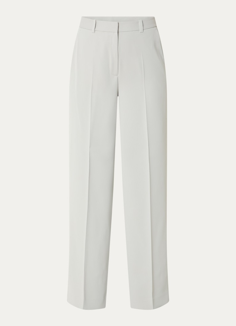 Pantaloni Calvin Klein a vita alta e gamba larga con tasche laterali