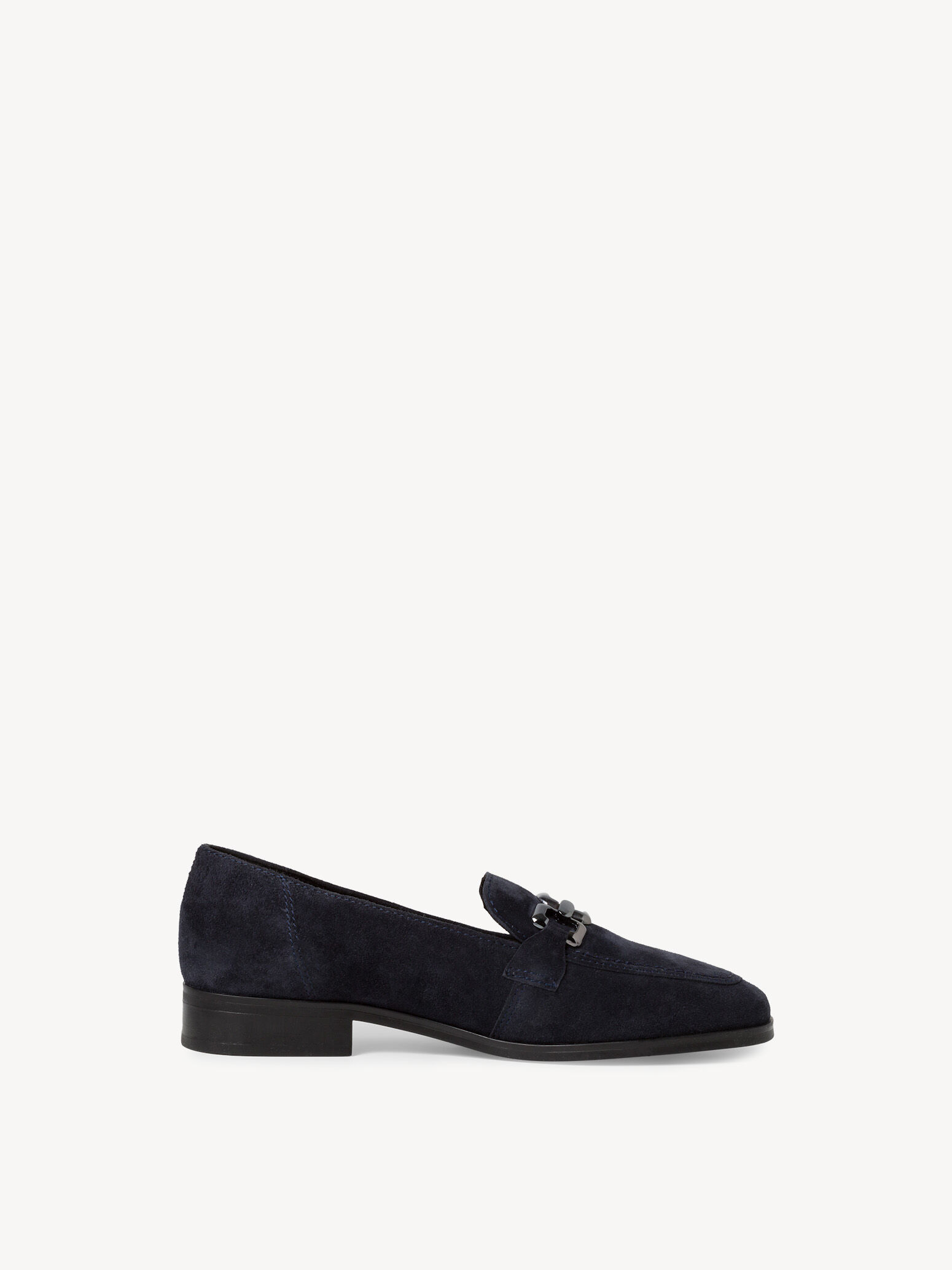 Slipper en cuir - bleu