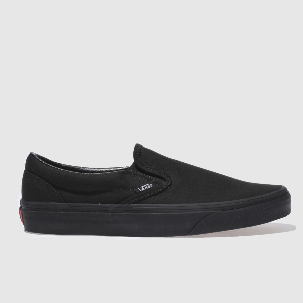 Vans – Klassiska slip-on-sneakers i svart
