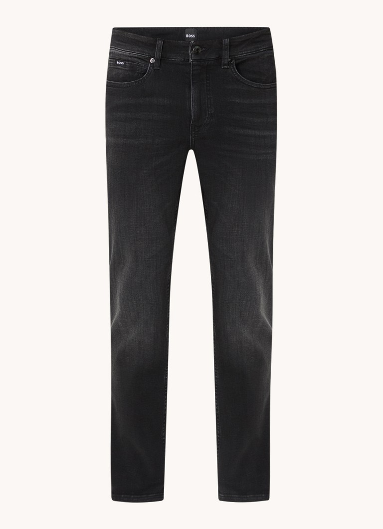Blugi HUGO BOSS Delaware Slim Fit cu efect decolorat