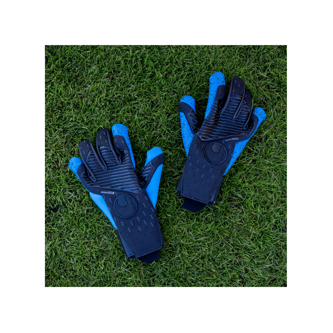 Uhlsport Contact Aquaflex HN Torwarthandschuhe Blau Schwarz F01