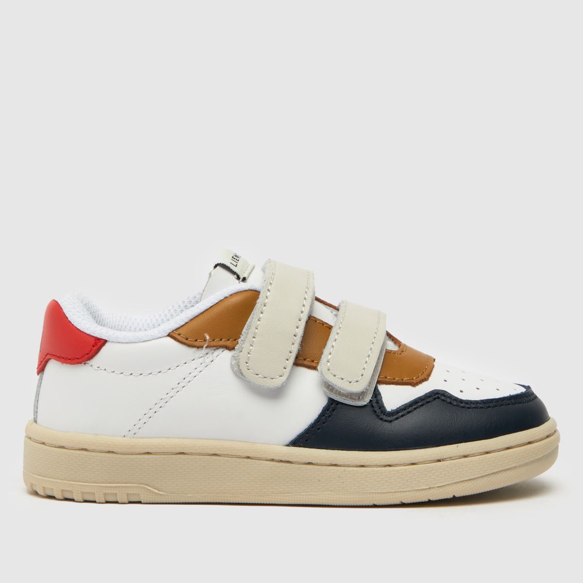 LIEWOOD vita och marinblå dra-tränade juniorsneakers för pojkar