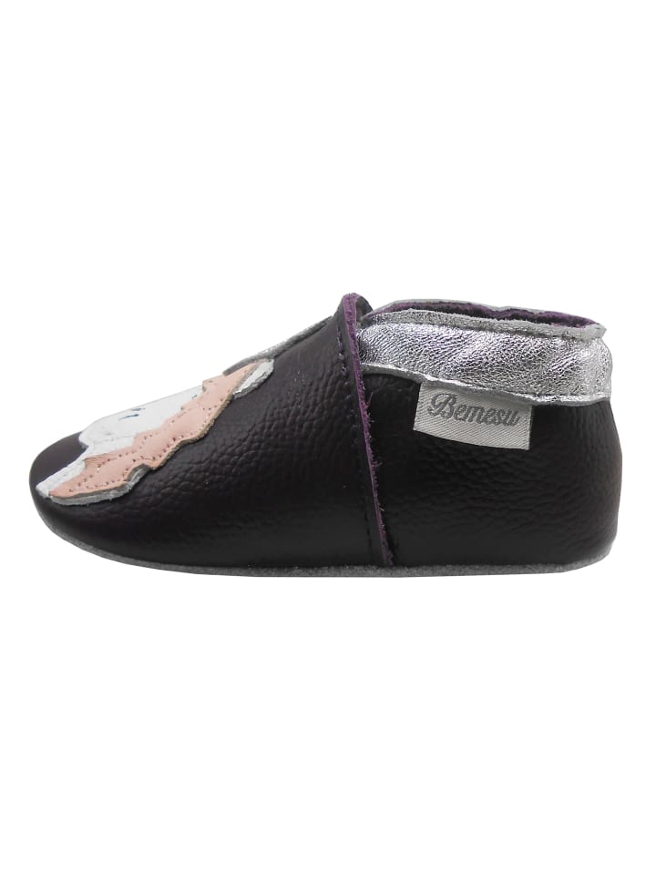 Yalion Baby Krabbelschuhe in Einhorn Dunkellila günstig kaufen