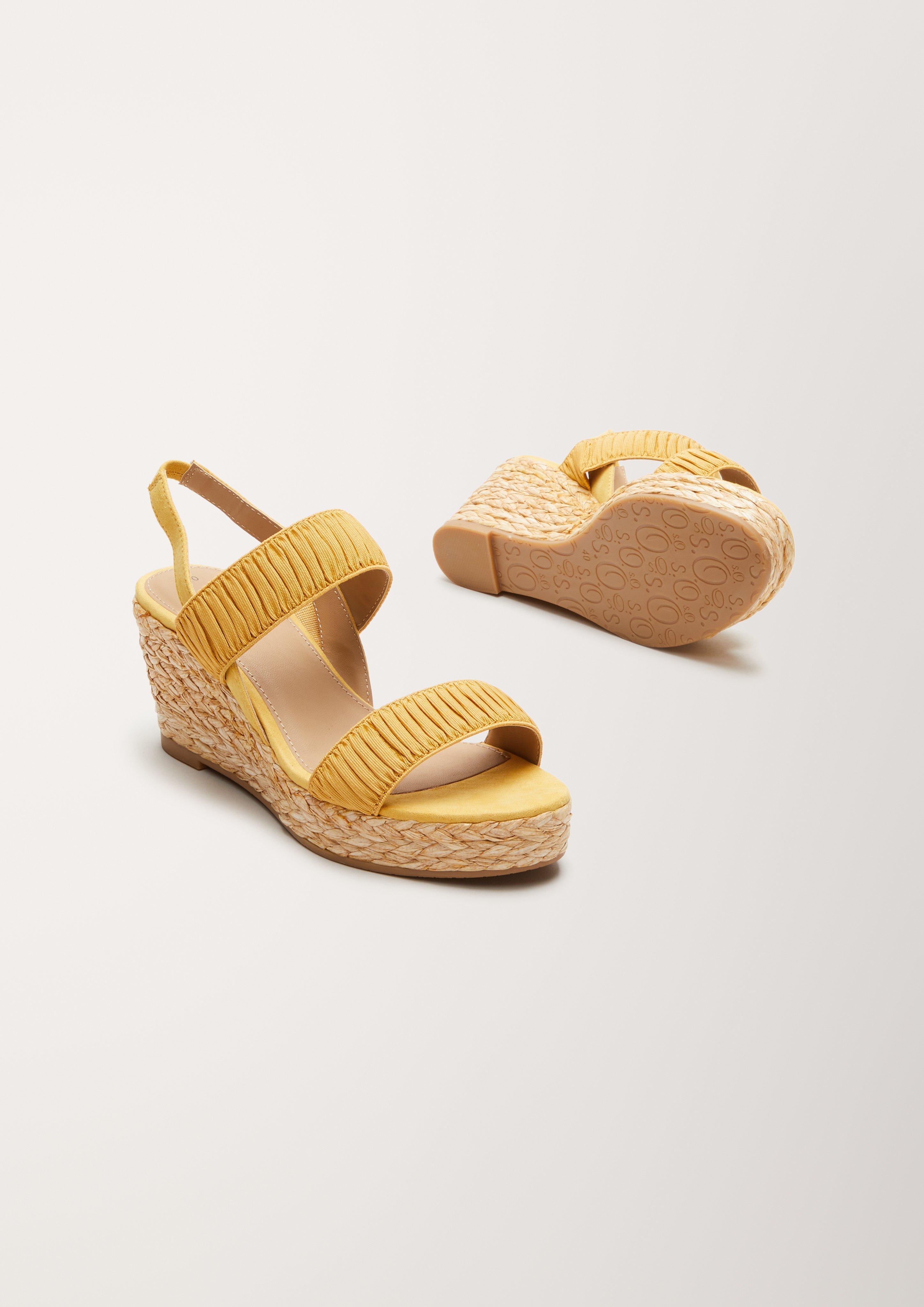 Wedges mit Raffung  6005723-600