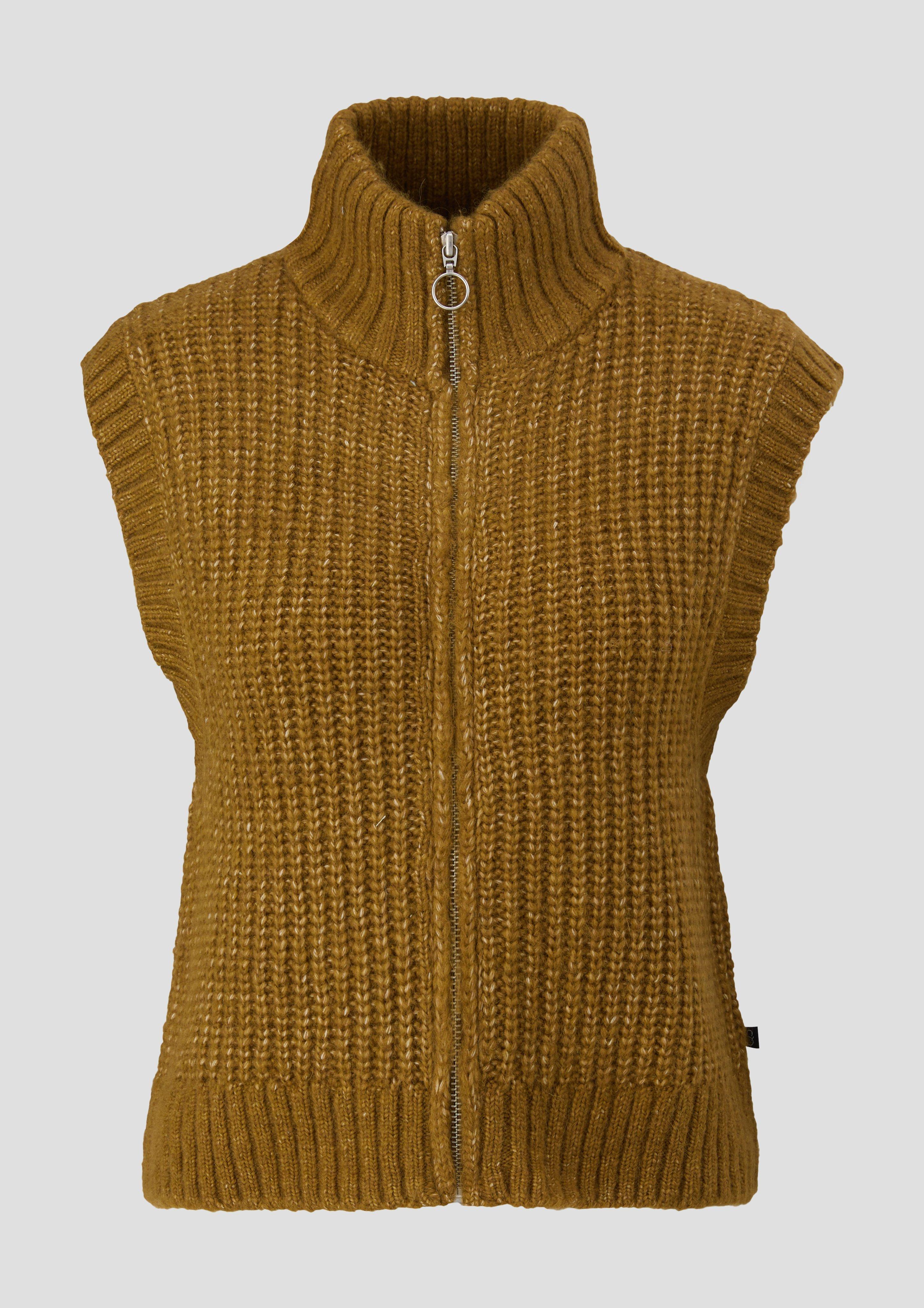 Strickpullunder aus Wollmix  2135333-77W0