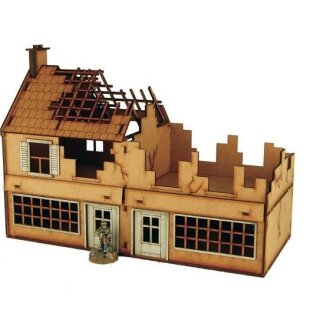 Destroyed Terrace Shop (28 mm)