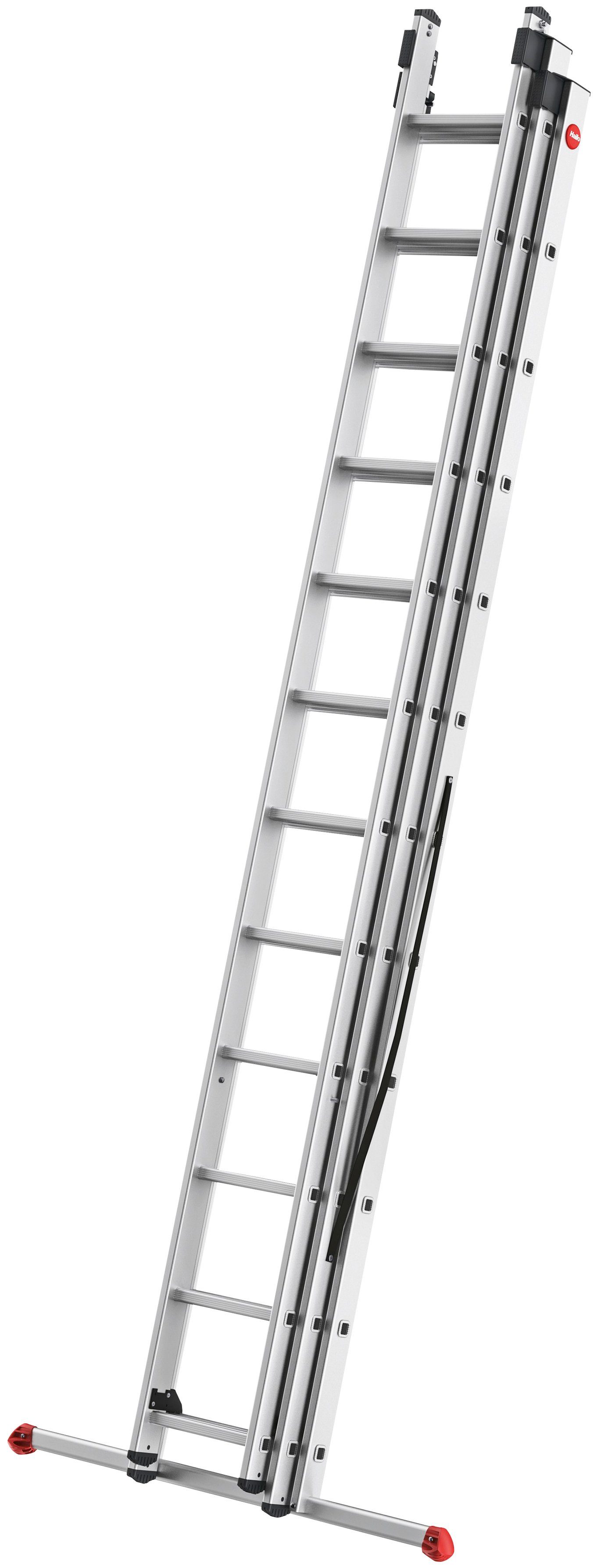 Hailo Vielzweckleiter HobbyStep combi (Set), Aluminium Kombileiter 3-teilig 3x12 Sprossen